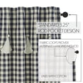 thumbnail image 2 of VHC Brands My Country Short Panel with Attached Scalloped Layered Valance Set of 2 63x36, 2 of 4