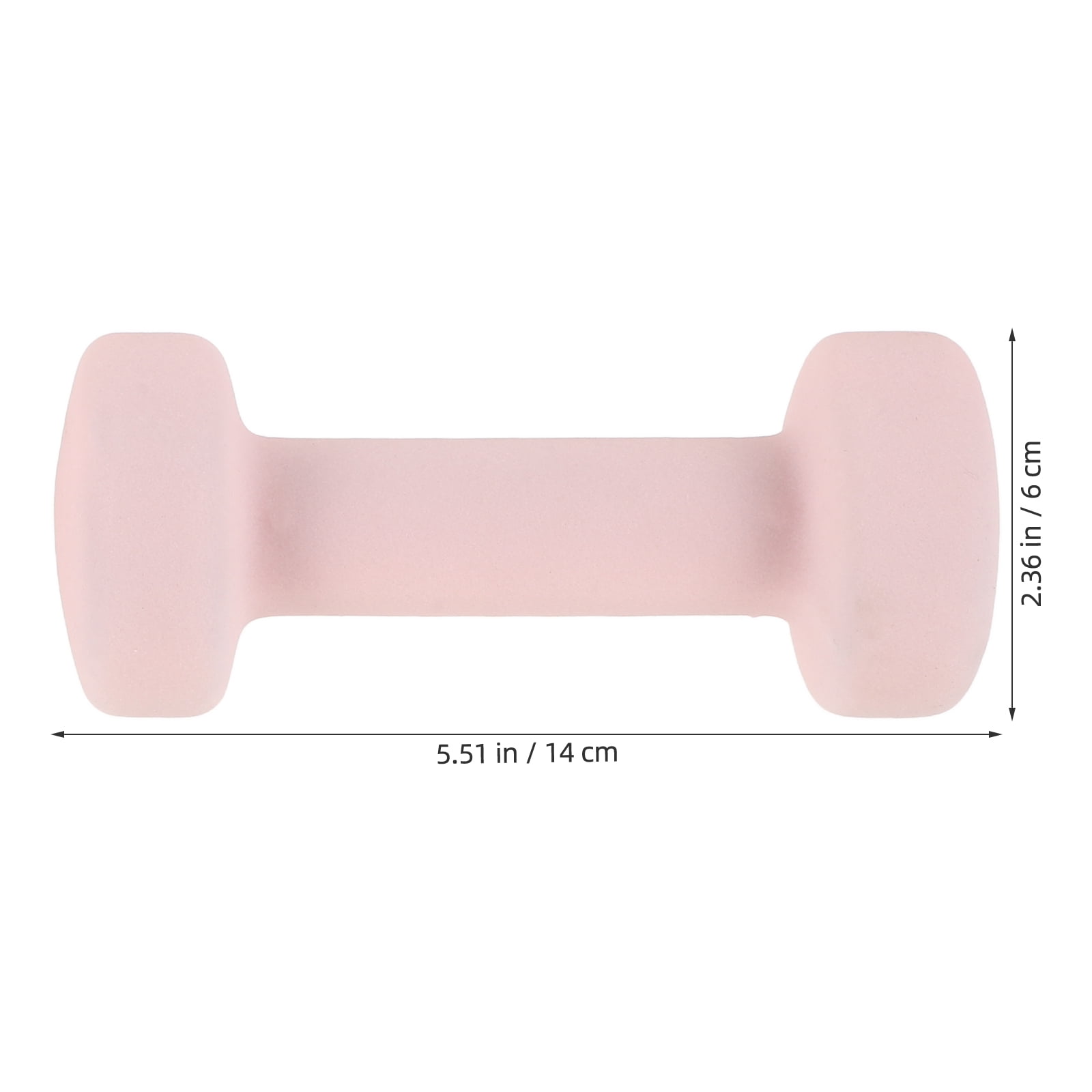 Mobestech 2Pcs Pink Cast Iron Dumbbells Hand Weights for Home Gym Strength Training