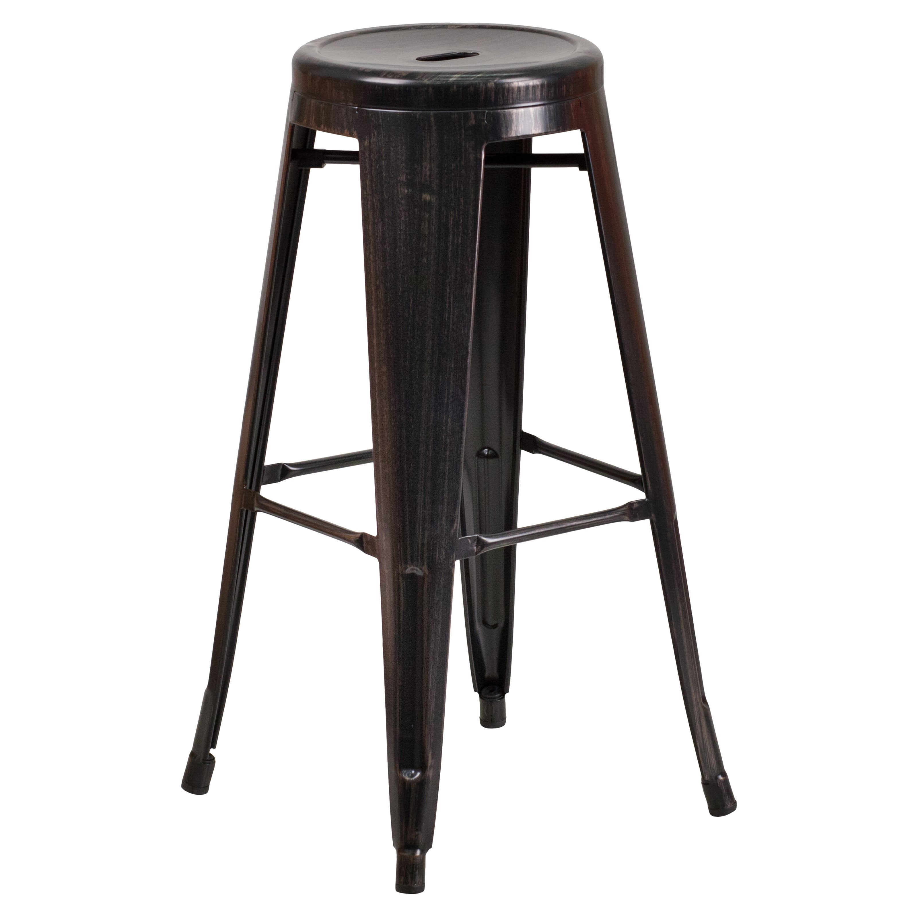 Flash Furniture Carlisle 30 In Metal Bar Stool Carlisle 30 In Metal Bar Stool