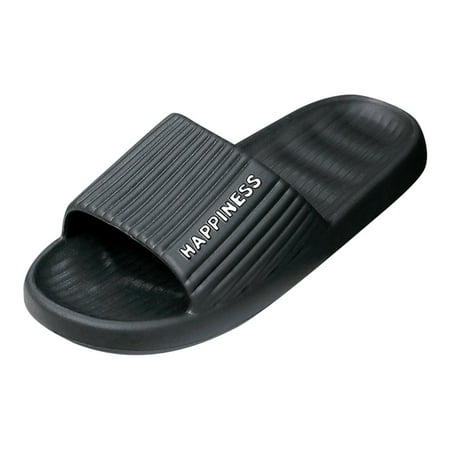 

Larisalt Flip Flops For Men Men s Casual Closed Toe Leather Handmade Sandals Adjustable Fisherman Beach Sandals For Outdoor Black