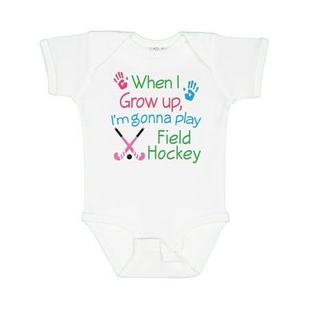 

Inktastic Future Field Hockey Player Gift Baby Boy or Baby Girl Bodysuit