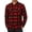 Red/Black Plaid, variant on OALUXE Men's Plaid Button Down Shirts Cotton Long Sleeve Shirts with Pocket