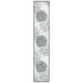 thumbnail image 2 of MeyJey 2'x10' Floral Runner Rug for Hallways, Oriental Non Slip Machine Washable Area Rugs Vintage Floor Carpet for Bedroom Kitchen Dinning/Living/Laundry Room, Gray/White, 2 of 12