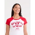 thumbnail image 4 of Mickey Mouse Women’s Graphic Baby Tee, Sizes XXS-XXL, 4 of 5