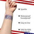 thumbnail image 4 of 4th of July Glitter Stick, Patriotic Red White and Blue Glitter Stick, 250th Birthday USA Flag Stick, 4th of July Outfits Accessories for Kidults Teen Women Men, Independence Day Decor(J), 4 of 9