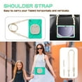 thumbnail image 3 of Case for Samsung Galaxy Tab A9+ 11.0 inch, 360 Degree Rotating Hand Grip Shockproof Cover with Shoulder Strap, Mint Green, 3 of 7