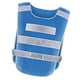 thumbnail image 5 of Chaleco de seguridad de malla de colores con rayas reflectantes para policía de tráfico nocturno Azul, 5 of 7