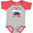 thumbnail image 3 of Inktastic Little Sailboat 1st Birthday Boys Baby Bodysuit, 3 of 5