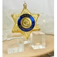 thumbnail image 2 of Holiday Ornament Sheriff Badge Glass Police Department Christmas 50057, 2 of 4