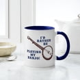 thumbnail image 4 of CafePress - I'd Rather Be Playing My Banjo Mug - 11 oz Ceramic Mug - Novelty Coffee Tea Cup, 4 of 4