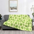 thumbnail image 2 of Yiaed Various Lemons Print Blanket Throw Blanket Soft Cozy Flannel Blanket for Home Bed Sofa Couch Chair-40"x30", 2 of 6