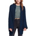 thumbnail image 1 of Free People Womens Waterfront Cardigan Sweater, Blue, X-Large, 1 of 1