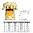 thumbnail image 2 of Adventure Time Womens T-Shirt Round Neck Short Sleeve Tee Shirts Summer Breathable Tops Blouse 3XL, 2 of 8
