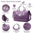 thumbnail image 5 of Gynky Travel Duffle Bag Weekender Bags for Women with Shoe Compartment Carry on Overnight Bag Gym Duffel Bag with Wet Pocket Hospital Bags for Labor and Delivery, 5 of 8