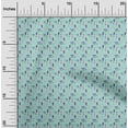 thumbnail image 2 of oneOone Cotton Cambric Sky Blue Fabric Kids Craft Projects Decor Fabric Printed By The Yard 56 Inch Wide, 2 of 4