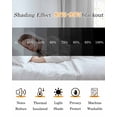 thumbnail image 5 of Grey Ombre Blackout Curtains 90 Inches Long for Bedroom, Summer Minimalist Ocean Waves Thermal Insulated Room Darkening Black Out Window Curtain Panels Grommet Drapes for Living Room, 5 of 8