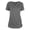 Gray, variant on Noric Women V Neck Short Sleeve Maternity Nursing T-Shirt Side Ruched Slim Fit Pregnancy Soft Casual Pullover Top