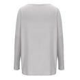 thumbnail image 5 of AherBiu Women Long Sleeve Tops Comfy Pajamas Top Tee Shirts Scoop Neck Loose Soft Sleepwear Pjs Tshirt, 5 of 6