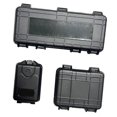 thumbnail image 3 of Yinanstore 3x 1:18 Miniature Simulation Suitcase Chest Toy Accessory Decorative Layout Lightweight (Black Color) Chest Box Scene Cosplay, 3 of 8
