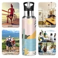 thumbnail image 7 of Yayeee 20oz Insulated Water Bottle Double Wall Stainless Steel with Flip Straw Lid, Boho Style Sun, 7 of 7