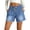 31# Sky Blue, variant on Denim Shorts Womens Stretchy Elastic Waist Lightweight Summer Casual Pull on Trendy Bermuda Drawstring Jean Shorts Sky Blue M