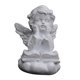 thumbnail image 1 of Bonita figura de ángel hada de resina con oración pacífica, adorno de escritorio Escribiendo la cara, 1 of 9