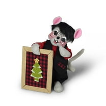 Annalee Dolls 2022 Christmas 6 inch Northwoods Artist Mouse Plush New with Tag