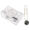 thumbnail image 4 of MasteelfCA 5pcs Office Note Clips Paper Clips Files Holding Clips Metal Paper Clips, 4 of 7