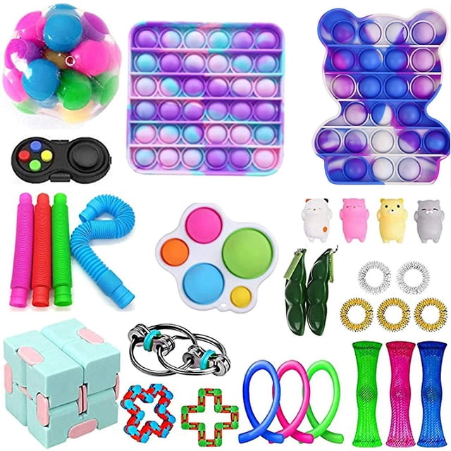 Juguete sensorial Push Bubble Fidget para aliviar el estrés del autismo