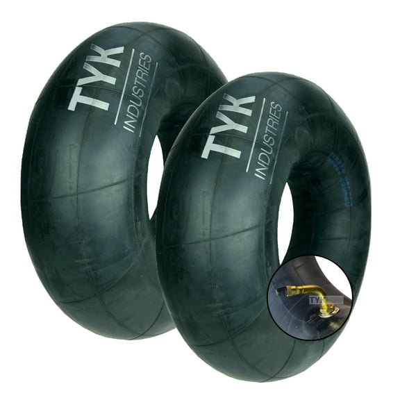 Two 5.70/5.00-8, 5.70-8, 5.00-8 Forklift Cart Tire Inner Tubes JS2 Metal Valves