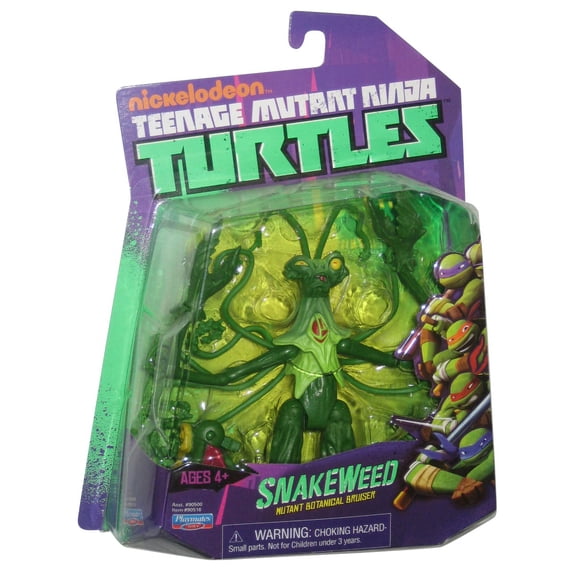 Playmates Teenage Mutant Ninja Turtles Snakeweed Mutant Botanical Bruiser Action Figure, 5 in