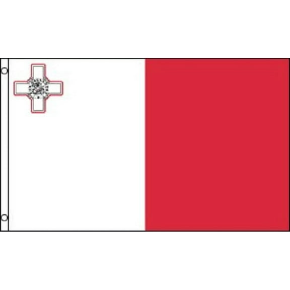 3x5 Malta Flag Country Banner Republic Pennant