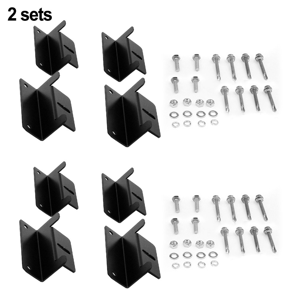8 Piece Solar Module Bracket Fixture Aluminum Z Angle Solar Module