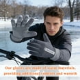 thumbnail image 5 of Winter Touchscreen Gloves, Thickened Fleece Lined Cold-Proof Gloves With Anti-Slip Design - Warm Gloves For Cycling, Commuting, Outdoor Activities - Unisex For S, Teens, 5 of 5