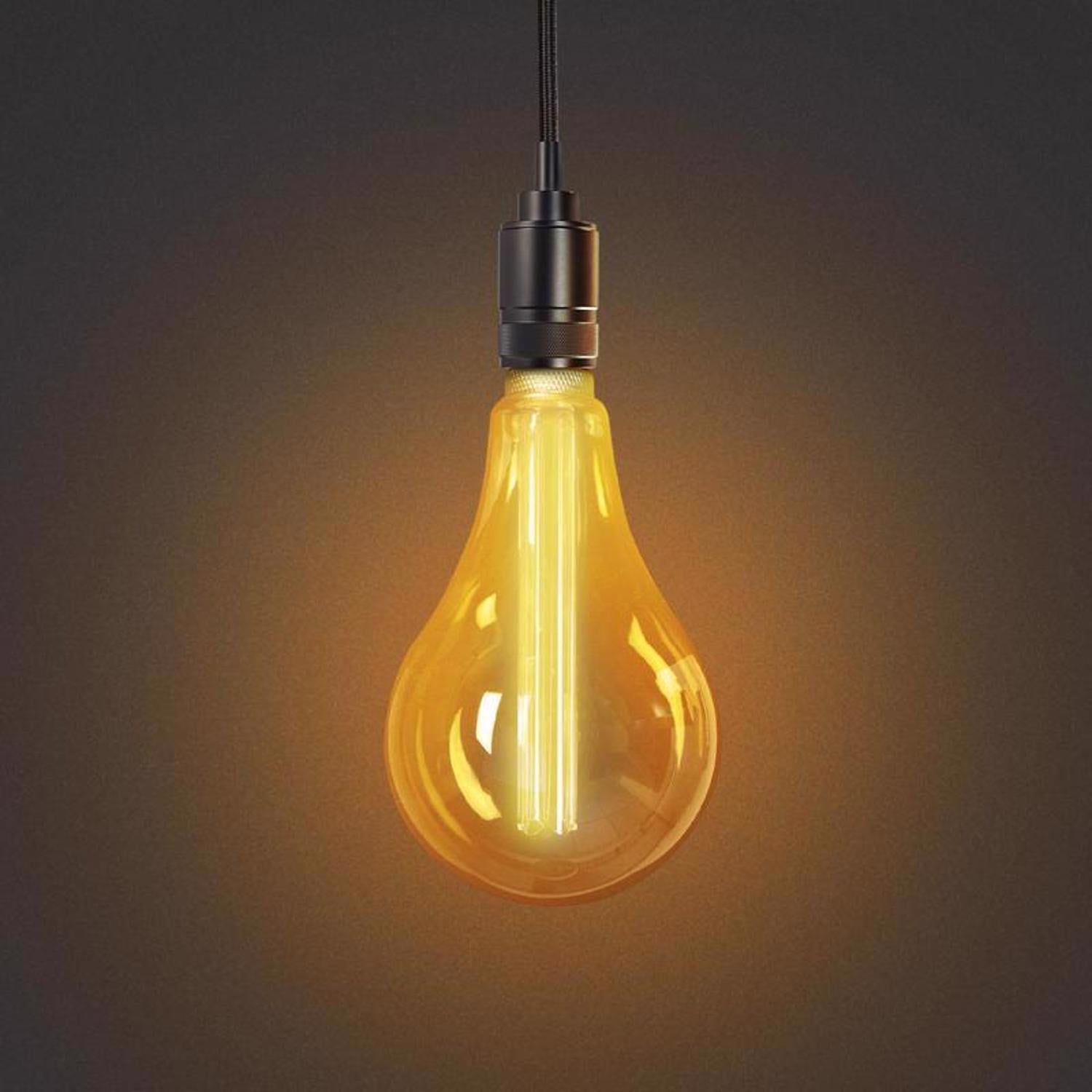 Feit PS50 E26 (Medium) Filament LED Bulb Warm White 60 Watt Equivalence 1 Pk