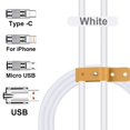 thumbnail image 1 of Cable USB de carga súper rápida de 120W 6A para iPhone, Xiaomi, Huawei, Samsung, Cable de línea de datos de cargador tipo C de carga rápida de silicona líquida Dengxun unisex, 1 of 2