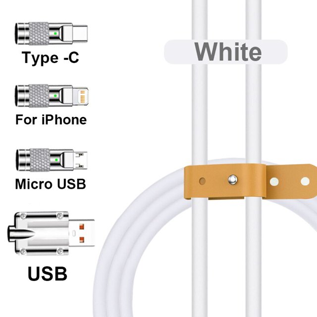 Cable USB de carga súper rápida de 120W 6A para iPhone, Xiaomi, Huawei, Samsung, Cable de línea de datos de cargador tipo C de carga rápida de silicona líquida Dengxun unisex