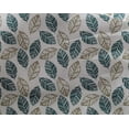 thumbnail image 4 of oneOone Georgette Viscose Fabric Leaves Block Printed Fabric 1 Yard 42 Inch Wide, 4 of 4