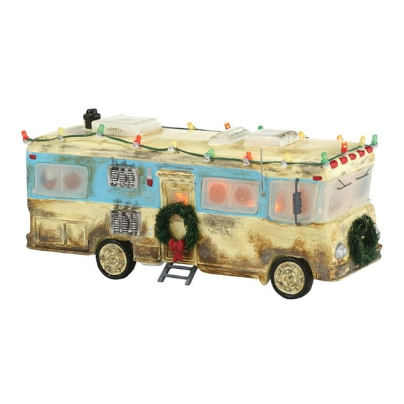 Departamento 56 Snow Village National Lampoon's Christmas Vacation Primo Eddie's RV Figura iluminada de 7,87 pulgadas, multicolor