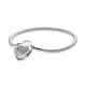 thumbnail image 1 of Candado De Árbol Genealógico En Forma De Corazón , Pulsera De Hueso De Serpiente DIY S925 , Chapado Plata + Bolsa De Terciopelo, 1 of 4