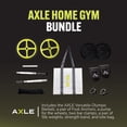 thumbnail image 6 of AXLE Home Workout Bundle with Barbell, Exercise Bar & Bar Clamps, 2 Olympic Wheels, Two 5lb Weights, Foot Anchors, & Squat Bands, Ab Roller & Suspension Trainer in 1 Set with Online Class Access, 6 of 8