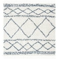 thumbnail image 6 of SAFAVIEH Pro Lux Marie Geometric Shag Area Rug, Ivory/Blue, 9' x 12', 6 of 9