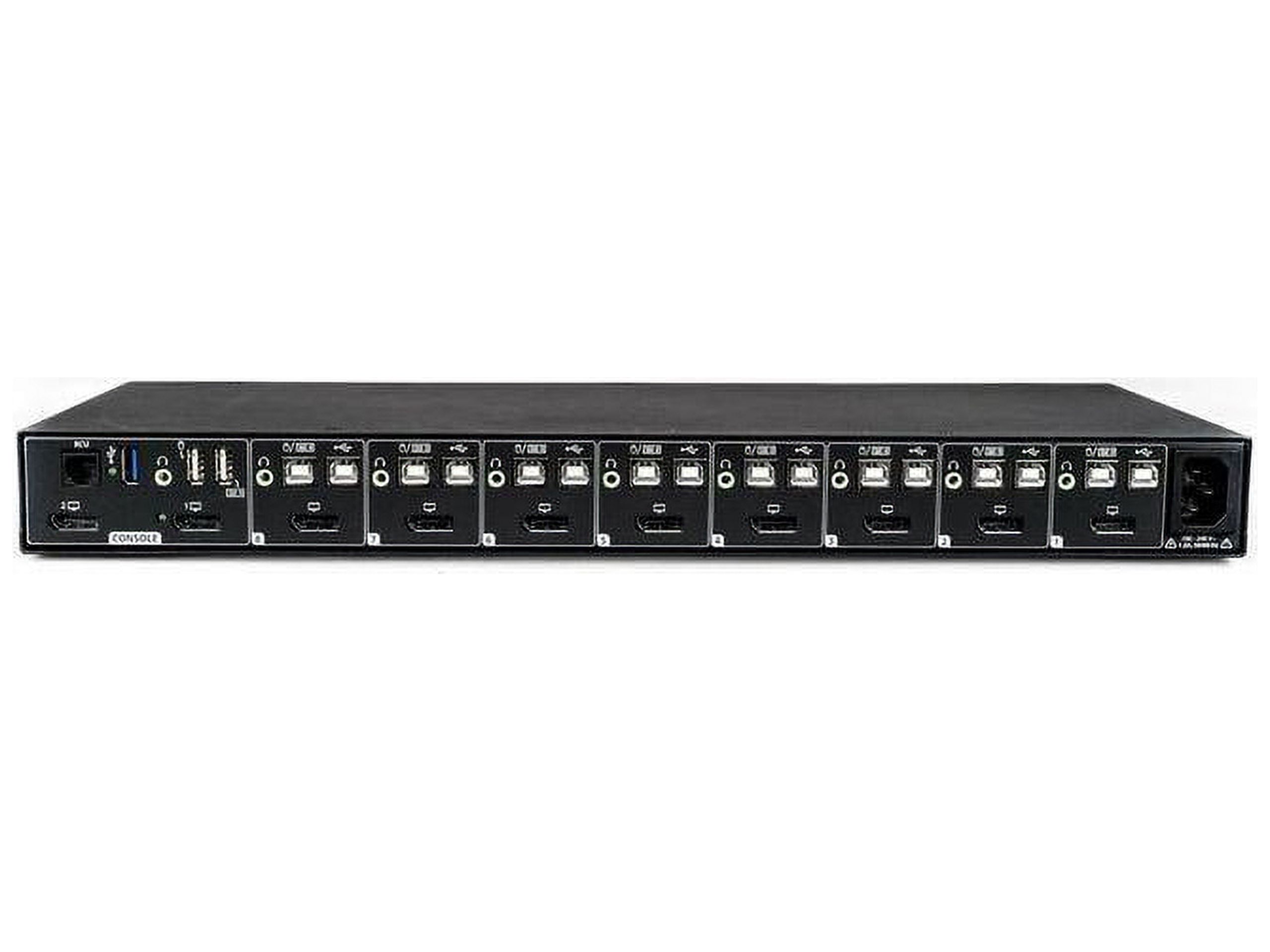 CYBEX Secure Desktop KVM Switches Universal DP/H Secure Desktop Matrix 2x8 KVM with CAC, PP4.0