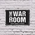 thumbnail image 5 of War Room 10 Inch x 14 Inch Novelty Aluminum Metal Sign Plan Strategize Execute Durable Weatherproof UV Protected Perfect for Offices Conference Rooms Studios Fun Gift for Managers, 5 of 6