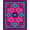 Pink, Pattern 1, variant on ODIKA 4'x6' Machine Washable Non-Slip Area Rug, Ethnic Lattice Contemporary Abstract High Traffic Rug, Pink, 558516