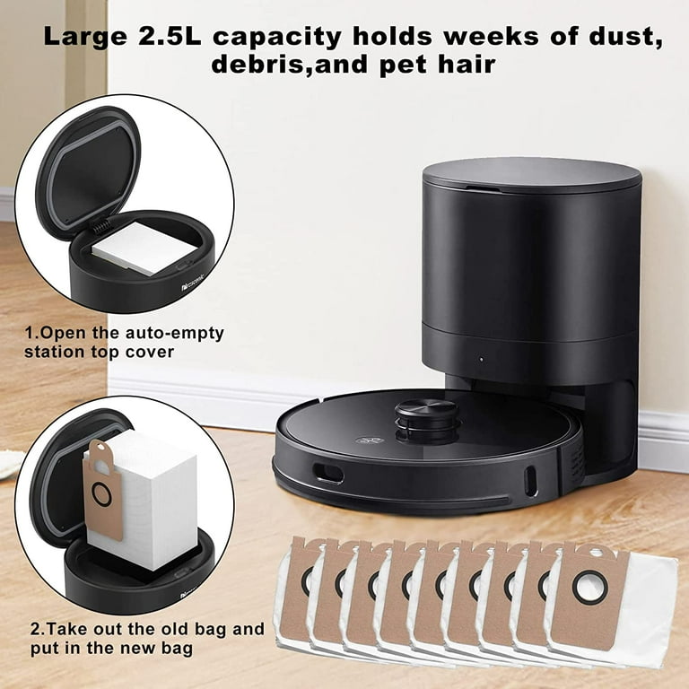 VACUSHOP 5 Pcs Leakproof Dedicated Large Capacity Dust Bags for