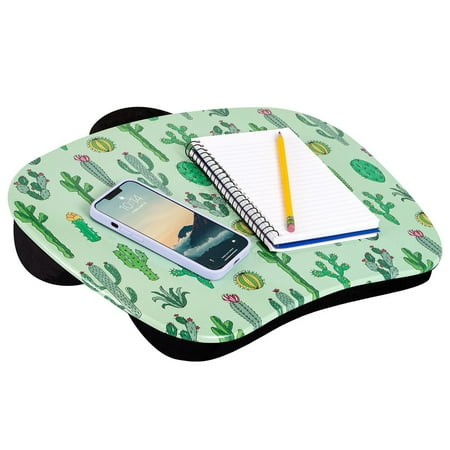 LAPGEAR MyStyle Portable Lap Desk, Fits up to 15.6" Laptop, Cactus