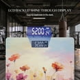 thumbnail image 3 of Bathroom Scale, Highly Accurate Digital Body Scale,Precisely Measures Weight up to 400 lbs-Beautiful Flowers In The Field, 3 of 4