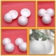 thumbnail image 3 of Bolas redondas de espuma para manualidades, bolas esféricas de espuma, adornos artesanales para fiesta sin pintar, 3 uds., 3 of 5