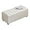 White, variant on 38-inch White Faux Leather Storage Ottoman Bench with Seat and Footrest Function - for Bedroom, Living Room & Entryway